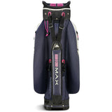 Big Max 2026 Aqua Sport 4 Waterproof Damen Cartbag, Offwhite / Stahlblau / Fuchsia - Golflaedchen.de