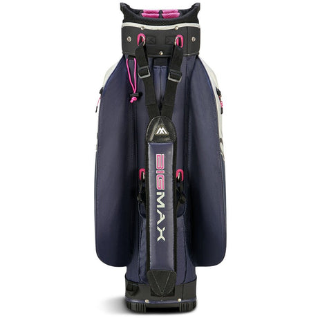 Big Max 2026 Aqua Sport 4 Waterproof Damen Cartbag, Offwhite / Stahlblau / Fuchsia - Golflaedchen.de