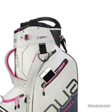 Big Max 2026 Aqua Sport 4 Waterproof Damen Cartbag, Offwhite / Stahlblau / Fuchsia - Golflaedchen.de
