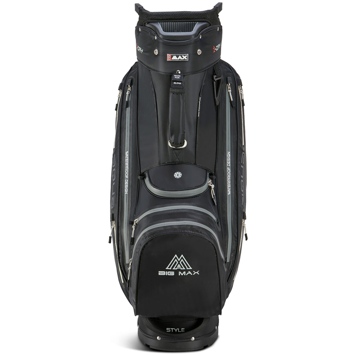 Big Max Aqua Style 4 Waterproof Cartbag, Schwarz - Golflaedchen.de