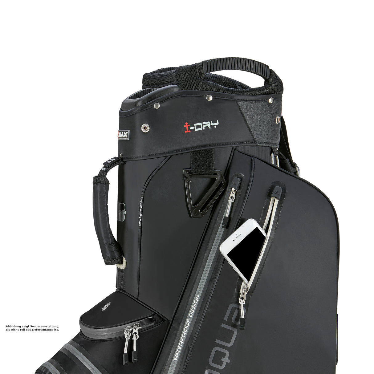 Big Max Aqua Style 4 Waterproof Cartbag, Schwarz - Golflaedchen.de