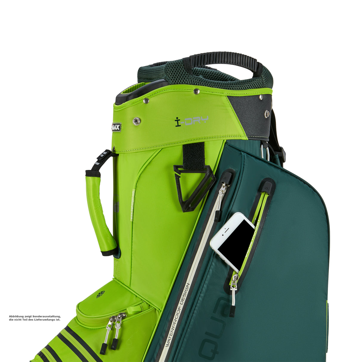 Big Max Aqua Style 4 Waterproof Cartbag, Grün - Golflaedchen.de