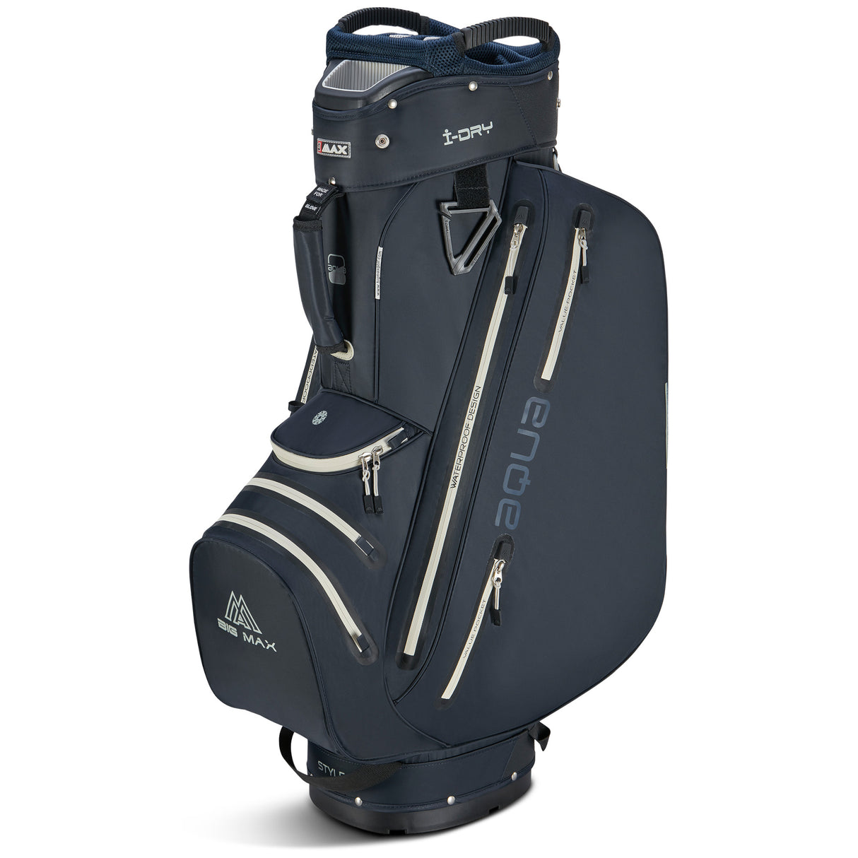 Big Max Aqua Style 4 Waterproof Cartbag, Navy - Golflaedchen.de