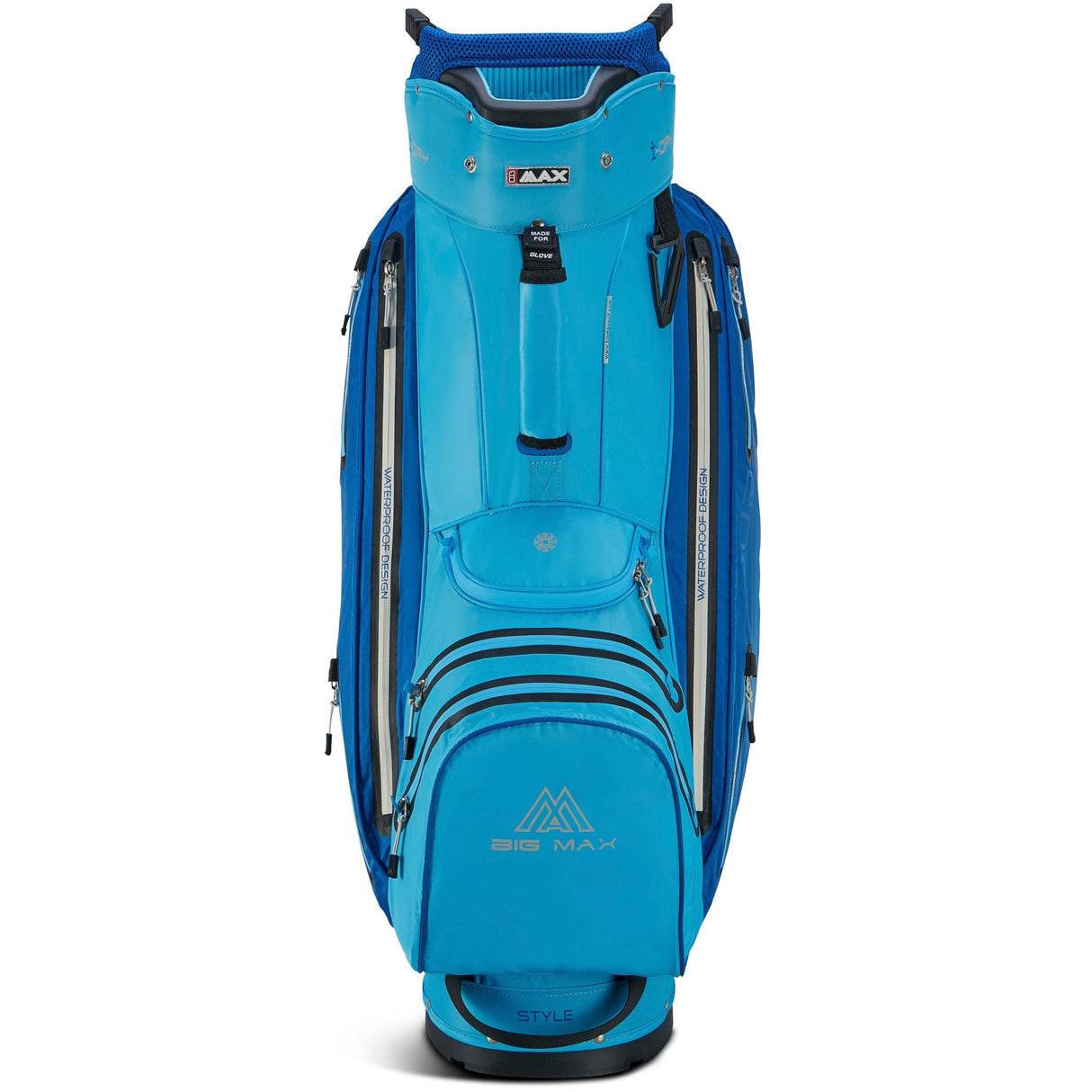 Big Max Aqua Style 4 Waterproof Cartbag, Royalblau / Himmelblau - Golflaedchen.de