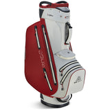 Big Max Aqua Style 4 Waterproof Cartbag, Offwhite / Merlot - Golflaedchen.de