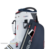 Big Max Aqua Style 4 Waterproof Cartbag, Weiß / Navy / Rot - Golflaedchen.de