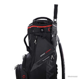 Big Max Terra Sport Cartbag / Golfbag, Schwarz / Rot - Golflaedchen.de
