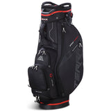 Big Max Terra Sport Cartbag / Golfbag, Schwarz / Rot - Golflaedchen.de