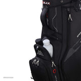 Big Max Terra Sport Cartbag / Golfbag, Schwarz / Rot - Golflaedchen.de