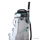 Big Max Terra Sport Damen Cartbag / Golfbag, Weiß / Silbergrau / Mintgrün - Golflaedchen.de