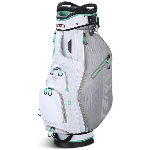 Big Max Terra Sport Damen Cartbag / Golfbag, Weiß / Silbergrau / Mintgrün - Golflaedchen.de