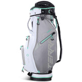 Big Max Terra Sport Damen Cartbag / Golfbag, Weiß / Silbergrau / Mintgrün - Golflaedchen.de