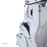 Big Max Terra Sport Damen Cartbag / Golfbag, Weiß / Silbergrau / Mintgrün - Golflaedchen.de