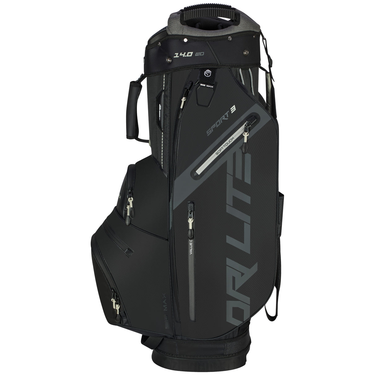 Big Max Dri Lite Sport 3 Waterproof Cartbag, Schwarz - Golflaedchen.de