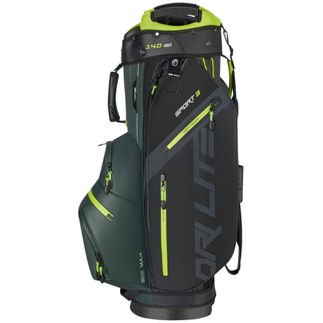 Big Max Dri Lite Sport 3 Waterproof Cartbag, Grün / Schwarz - Golflaedchen.de