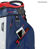 Big Max Dri Lite Sport 3 Waterproof Cartbag, Navy / Weiß / Rot - Golflaedchen.de