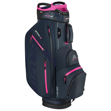 Big Max Dri Lite Sport 3 Waterproof Damen Cartbag, Blau / Fuchsia - Golflaedchen.de