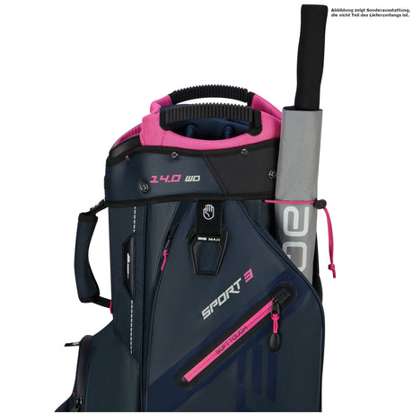 Big Max Dri Lite Sport 3 Waterproof Damen Cartbag, Blau / Fuchsia - Golflaedchen.de