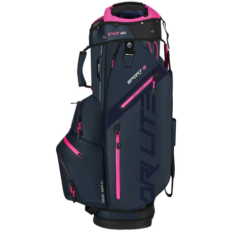 Big Max Dri Lite Sport 3 Waterproof Damen Cartbag, Blau / Fuchsia - Golflaedchen.de