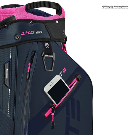 Big Max Dri Lite Sport 3 Waterproof Damen Cartbag, Blau / Fuchsia - Golflaedchen.de