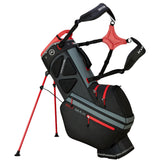 Big Max Dri Lite Hybrid Tour 2 Waterproof Standbag, Schwarz / Grau / Rot - Golflaedchen.de