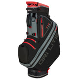Big Max Dri Lite Hybrid Tour 2 Waterproof Standbag, Schwarz / Grau / Rot - Golflaedchen.de
