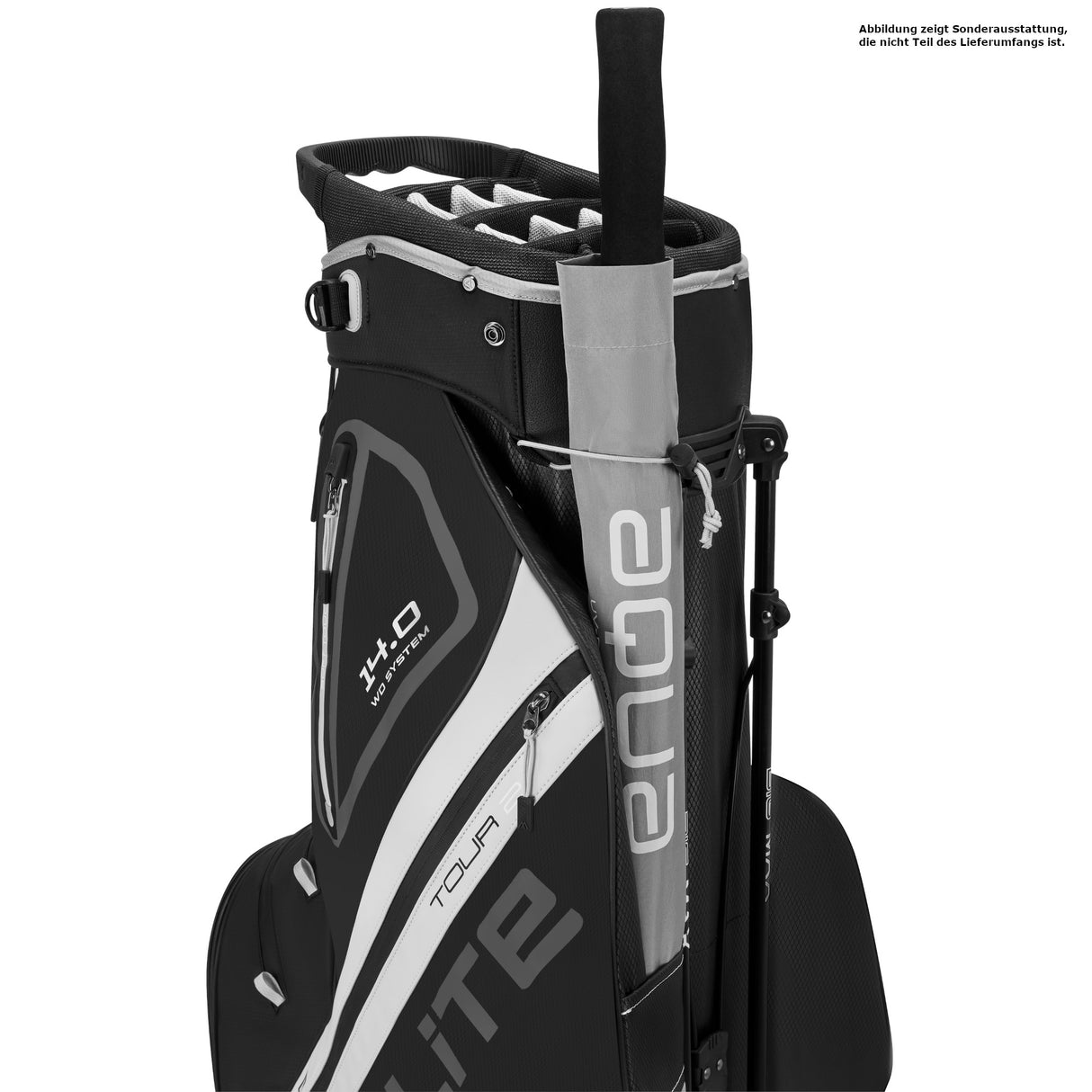 Big Max Dri Lite Hybrid Tour 2 Waterproof Standbag, Schwarz / Offwhite - Golflaedchen.de