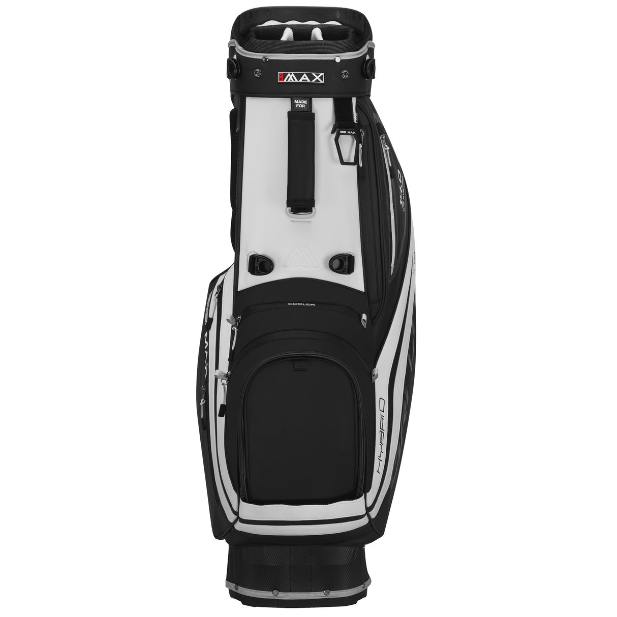 Big Max Dri Lite Hybrid Tour 2 Waterproof Standbag, Schwarz / Offwhite - Golflaedchen.de