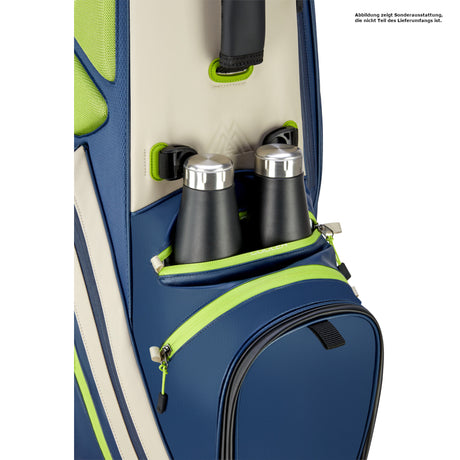 Big Max Dri Lite Hybrid Tour 2 Waterproof Standbag, Navy / Grün - Golflaedchen.de