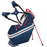 Big Max Dri Lite Hybrid Tour 2 Waterproof Standbag, Blau / Rot / Weiß - Golflaedchen.de