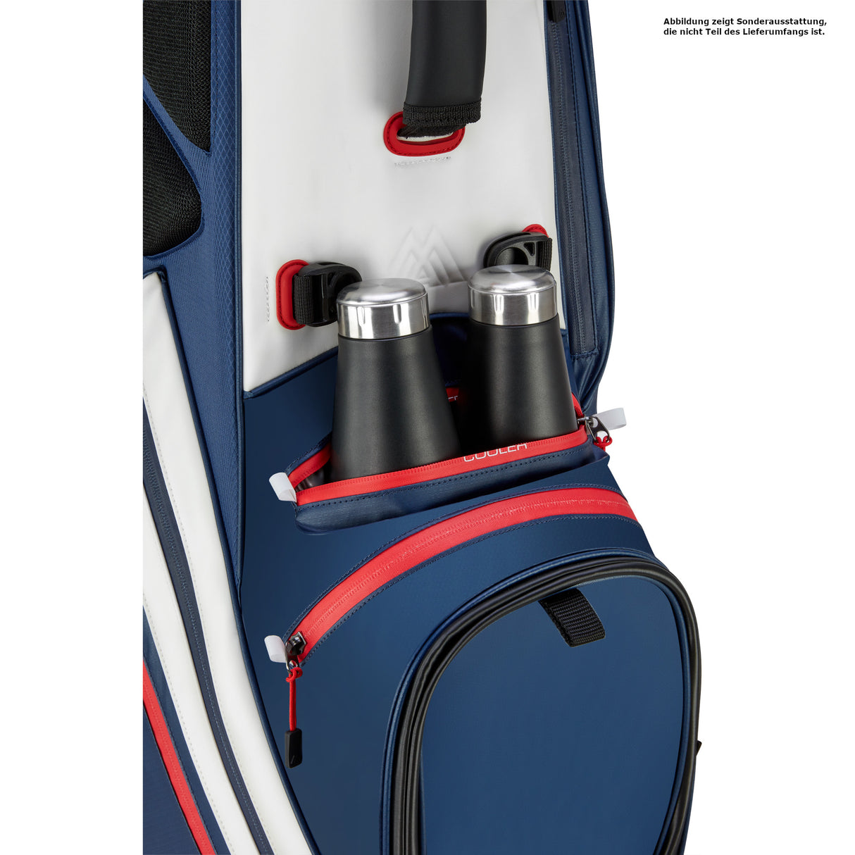 Big Max Dri Lite Hybrid Tour 2 Waterproof Standbag, Blau / Rot / Weiß - Golflaedchen.de