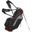 Big Max Dri Lite Feather 2 Waterproof Standbag, Schwarz / Rot - Golflaedchen.de