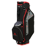 Big Max Dri Lite Feather 2 Waterproof Standbag, Schwarz / Rot - Golflaedchen.de