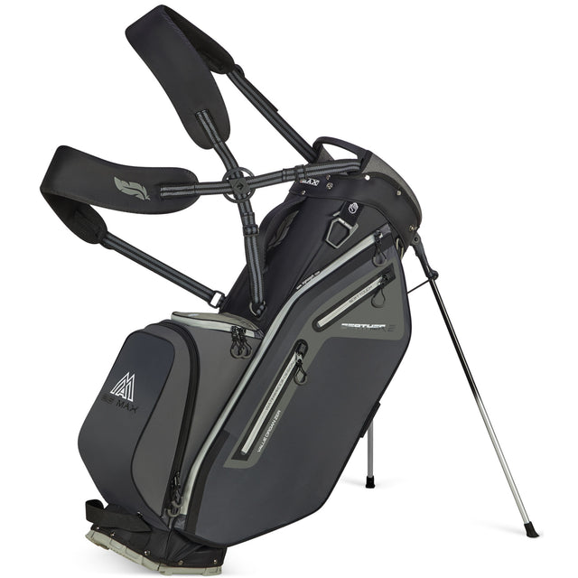 Big Max Dri Lite Feather 2 Waterproof Standbag, Grau / Schwarz - Golflaedchen.de