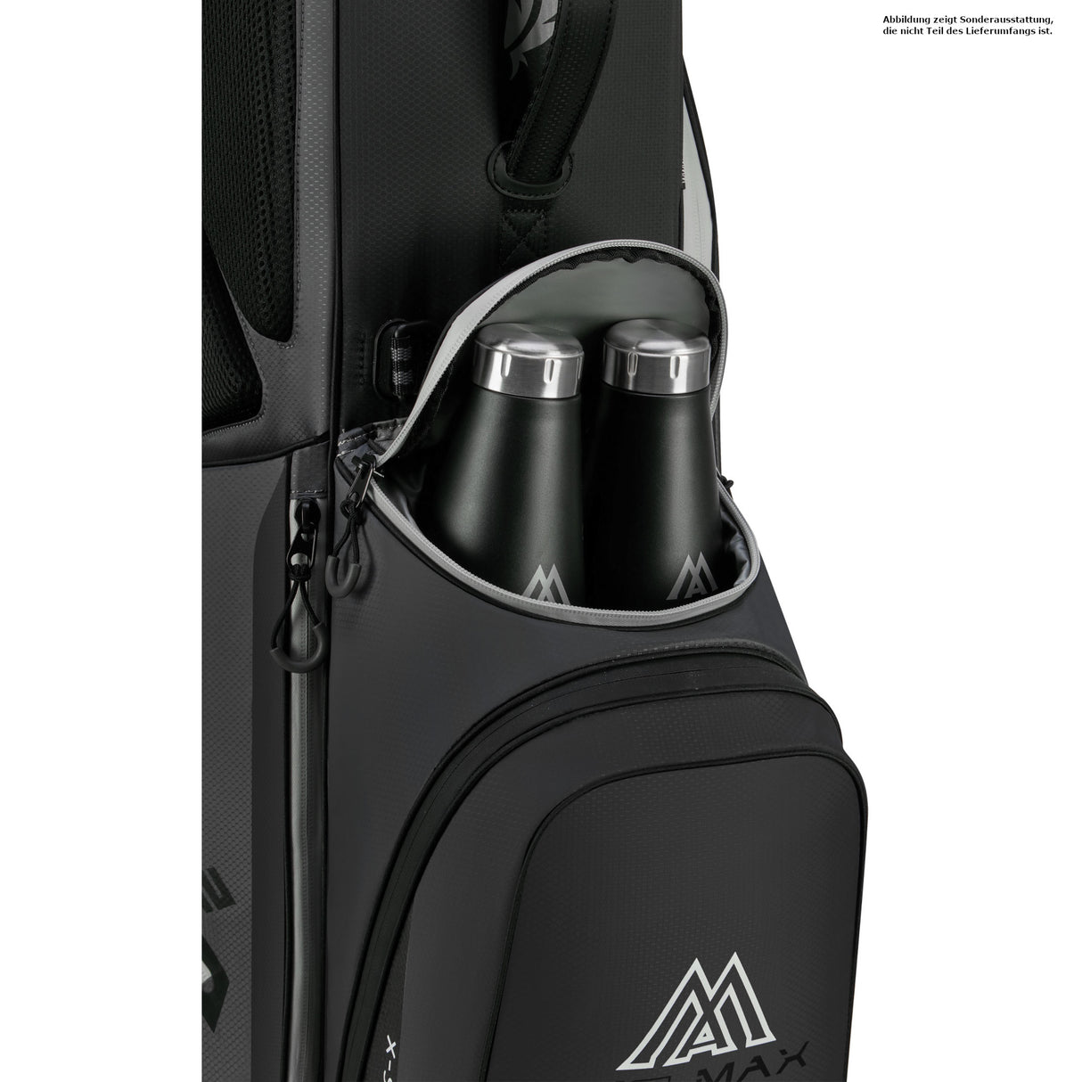 Big Max Dri Lite Feather 2 Waterproof Standbag, Grau / Schwarz - Golflaedchen.de