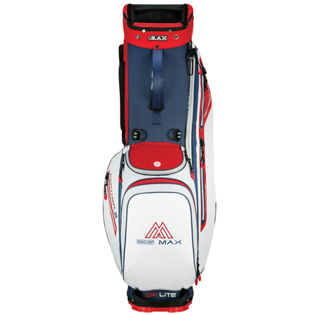 Big Max Dri Lite Feather 2 Waterproof Standbag, Blau / Rot / Weiß - Golflaedchen.de