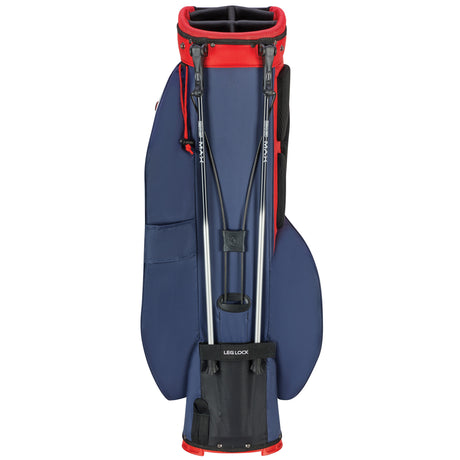 Big Max Dri Lite Feather 2 Waterproof Standbag, Blau / Rot / Weiß - Golflaedchen.de