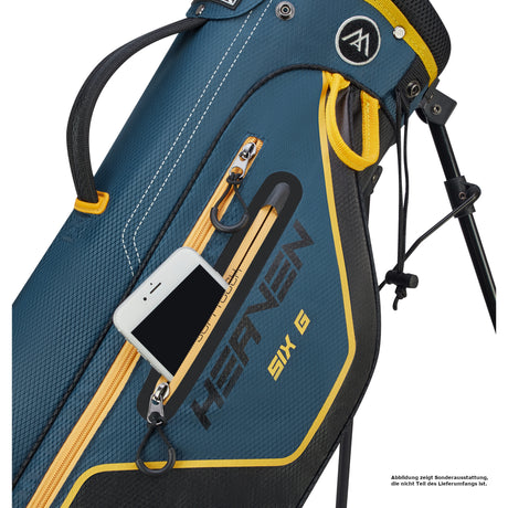 Big Max Heaven SIX G Standbag, Blau / Schwarz / Gelb - Golflaedchen.de