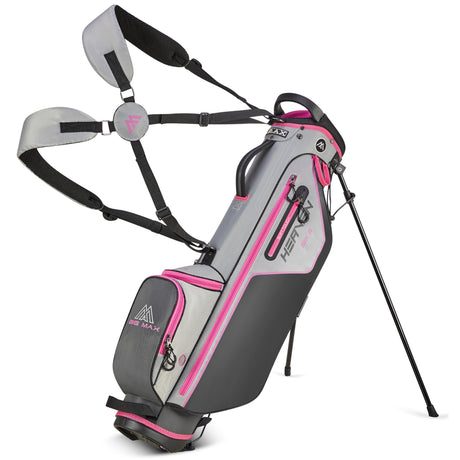Big Max Heaven SIX G Damen Standbag, Anthrazit / Silbergrau / Fuchsia - Golflaedchen.de