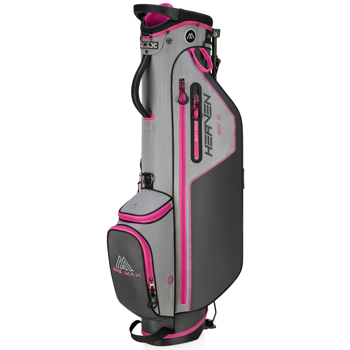 Big Max Heaven SIX G Damen Standbag, Anthrazit / Silbergrau / Fuchsia - Golflaedchen.de