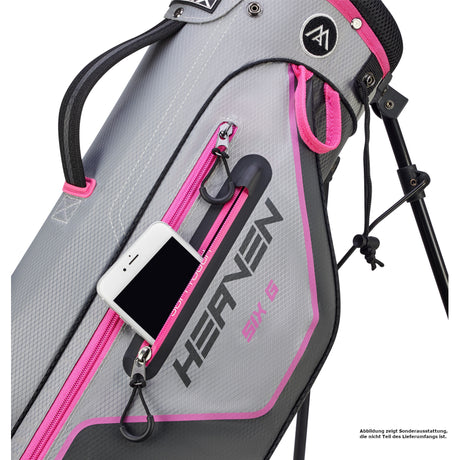 Big Max Heaven SIX G Damen Standbag, Anthrazit / Silbergrau / Fuchsia - Golflaedchen.de