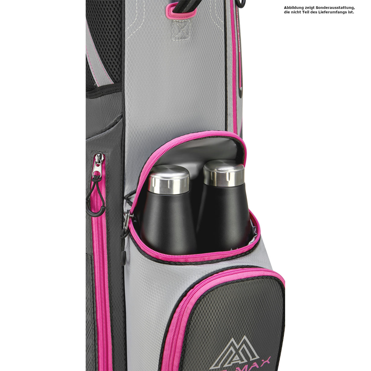 Big Max Heaven SIX G Damen Standbag, Anthrazit / Silbergrau / Fuchsia - Golflaedchen.de
