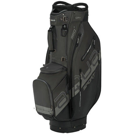 Big Max 2026 Aqua Sport 360² Waterproof Cartbag, Schwarz / Grau - Golflaedchen.de
