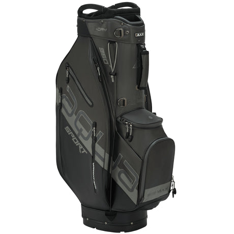 Big Max 2026 Aqua Sport 360² Waterproof Cartbag, Schwarz / Grau - Golflaedchen.de