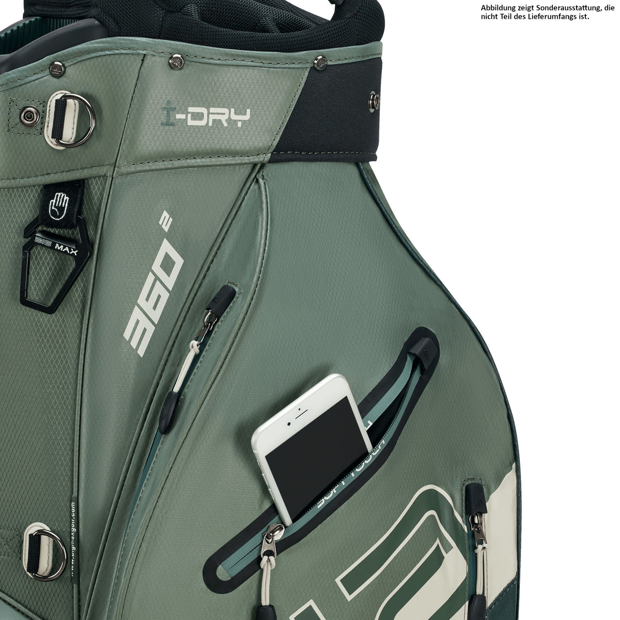 Big Max 2026 Aqua Sport 360² Waterproof Cartbag, Grün - Golflaedchen.de