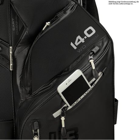 Big Max Dri Lite Silencio 3 Cartbag, Schwarz - Golflaedchen.de