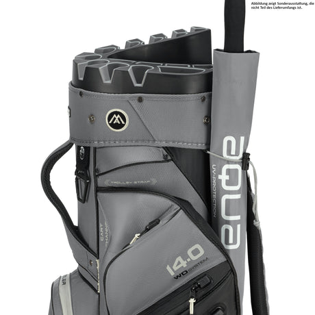 Big Max Dri Lite Silencio 3 Cartbag, Schwarz / Grau - Golflaedchen.de