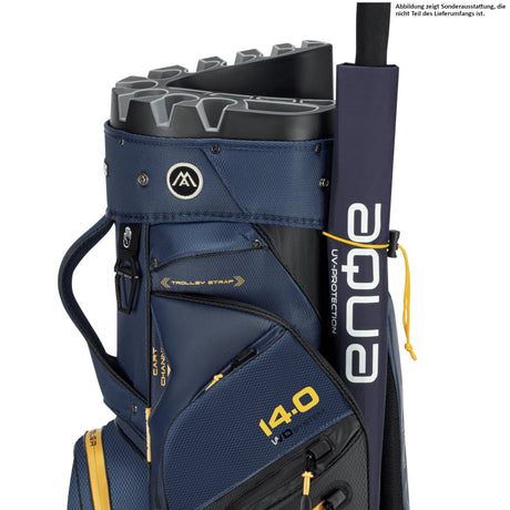 Big Max Dri Lite Silencio 3 Cartbag, Schwarz / Blau / Gelb - Golflaedchen.de