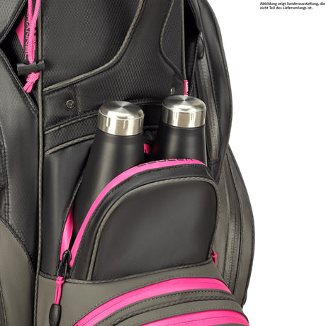 Big Max Dri Lite Silencio 3 Damen Cartbag, Schwarz / Grau / Fuchsia - Golflaedchen.de