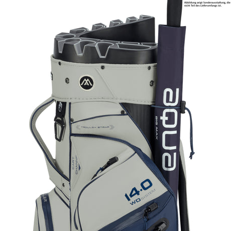 Big Max Dri Lite Silencio 3 Cartbag, Navy / Grau (Offwhite) - Golflaedchen.de